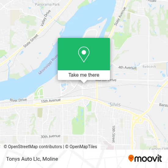 Tonys Auto Llc map