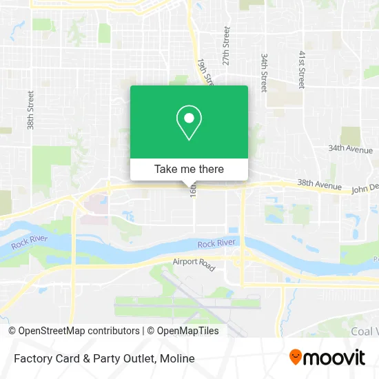 Factory Card & Party Outlet map