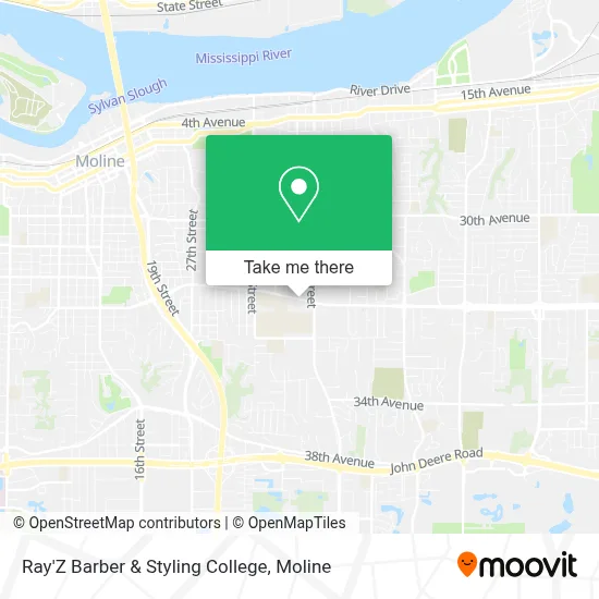 Ray'Z Barber & Styling College map