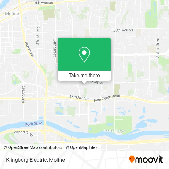 Klingborg Electric map