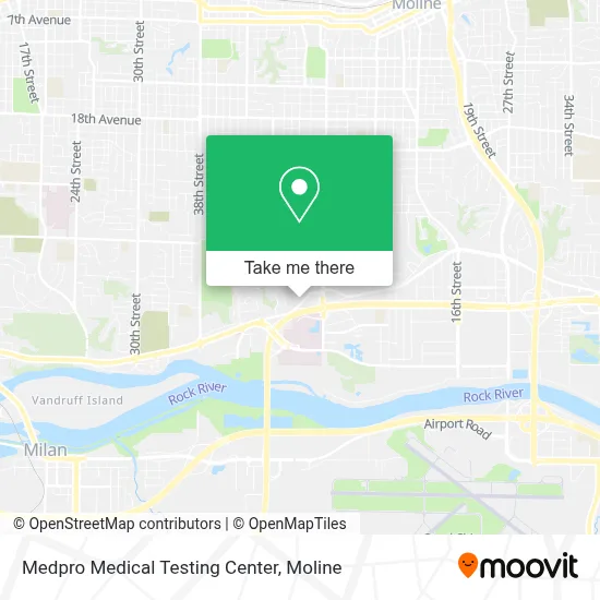 Medpro Medical Testing Center map