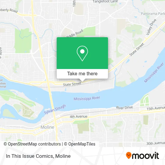 In This Issue Comics map