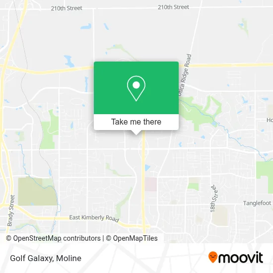 Golf Galaxy map