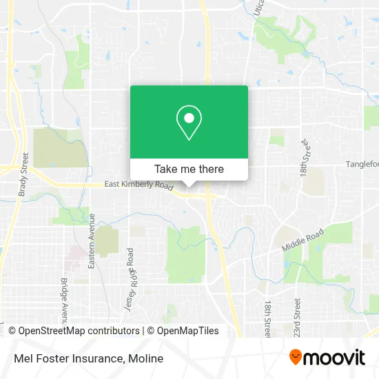 Mel Foster Insurance map