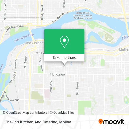Chevin's Kitchen And Catering map