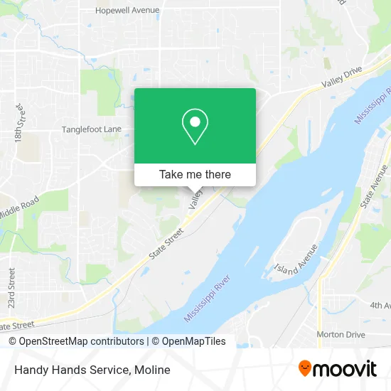 Handy Hands Service map