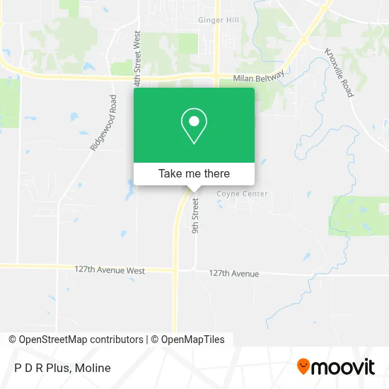 P D R Plus map