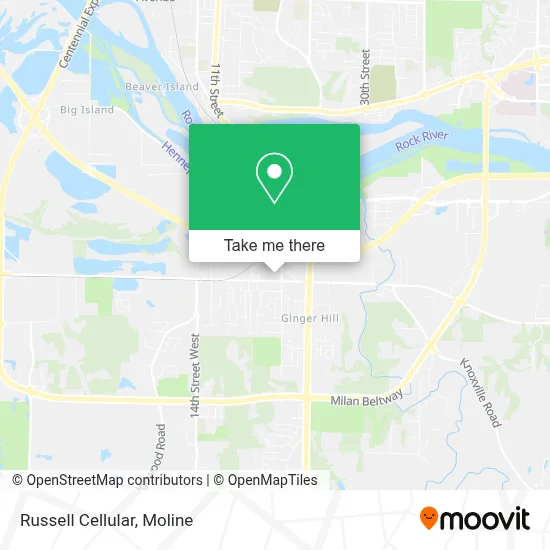 Russell Cellular map