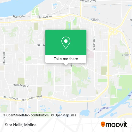Star Nails map