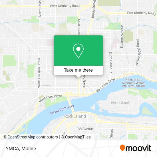 Ymca map