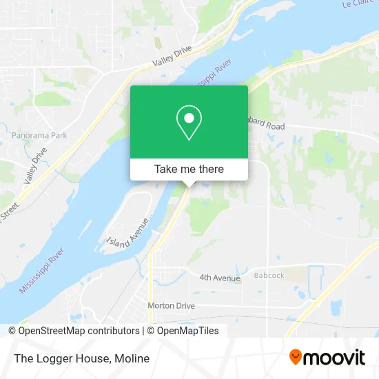 The Logger House map