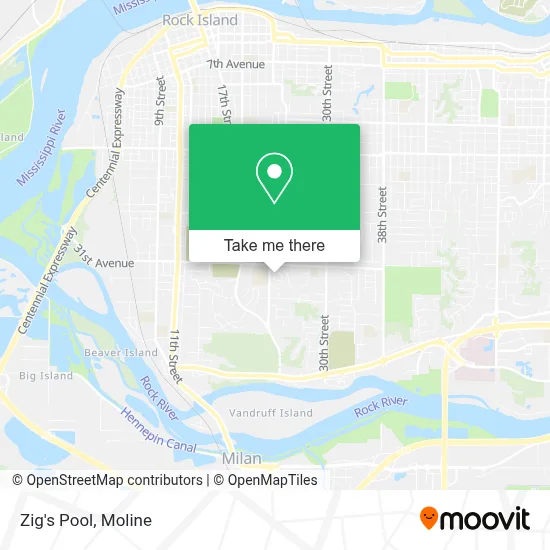Zig's Pool map