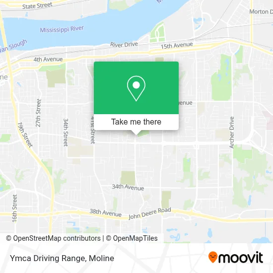 Ymca Driving Range map