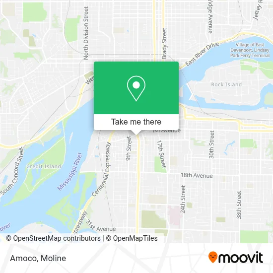 Amoco map