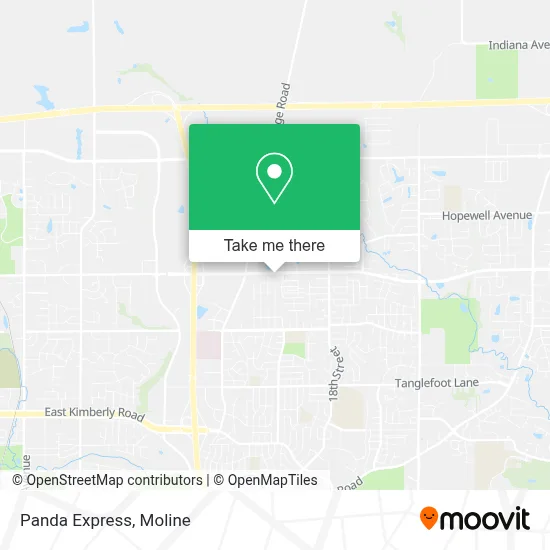 Panda Express map