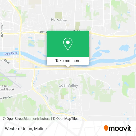 Western Union map