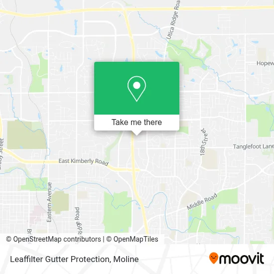 Leaffilter Gutter Protection map