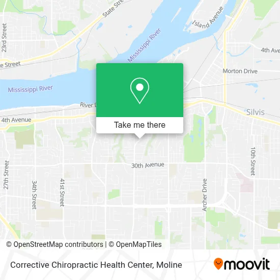 Corrective Chiropractic Health Center map
