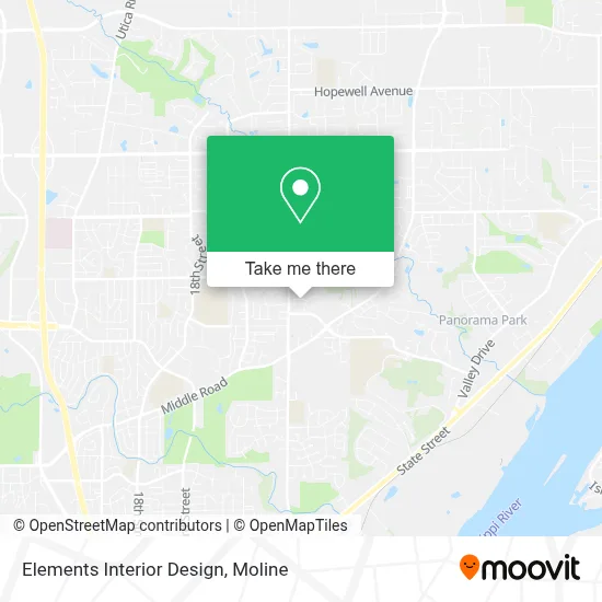 Elements Interior Design map