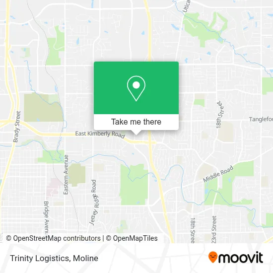 Trinity Logistics map