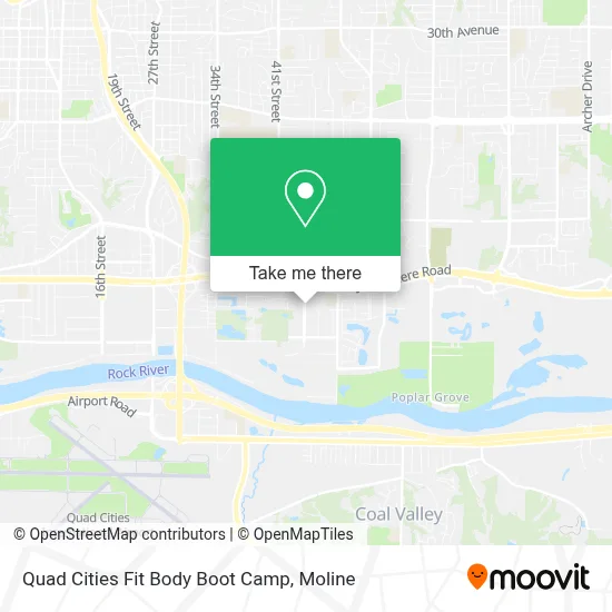 Quad Cities Fit Body Boot Camp map
