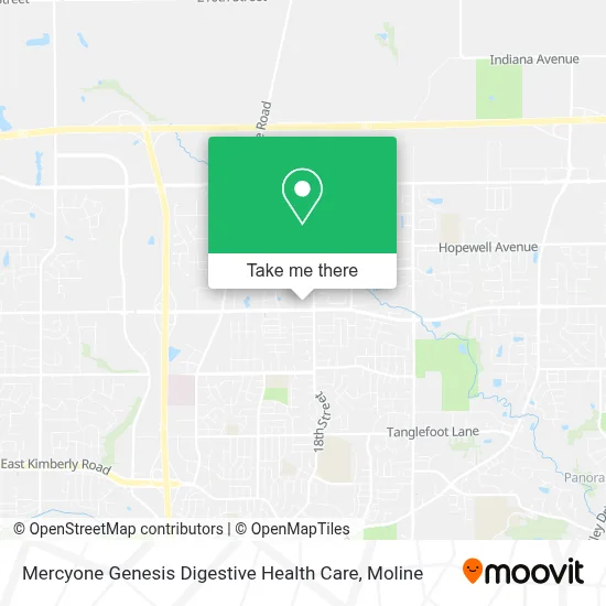 Mercyone Genesis Digestive Health Care map