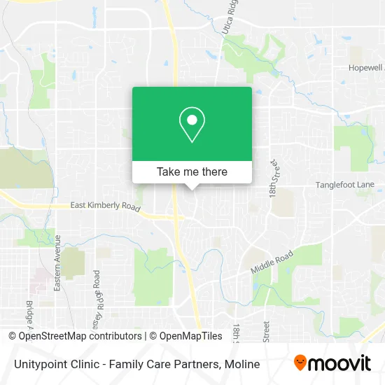 Unitypoint Clinic - Family Care Partners map