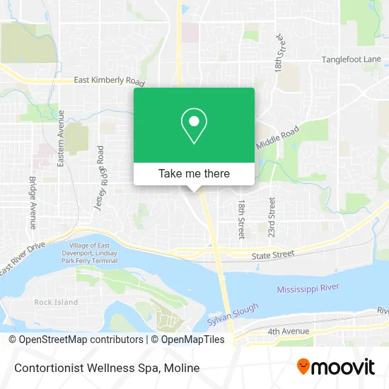 Contortionist Wellness Spa map