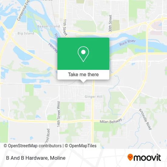 B And B Hardware map