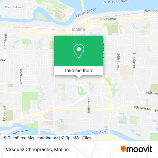 Vasquez Chiropractic map