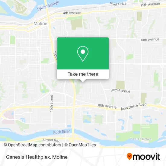 Genesis Healthplex map
