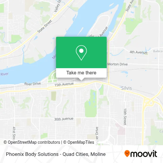 Phoenix Body Solutions - Quad Cities map