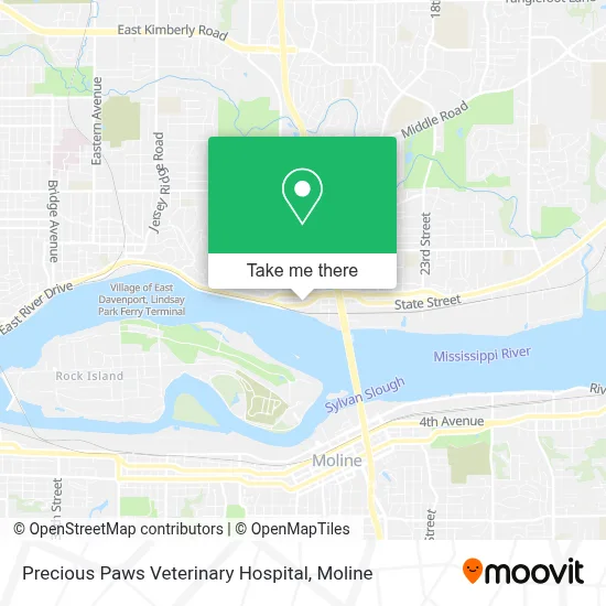 Precious Paws Veterinary Hospital map