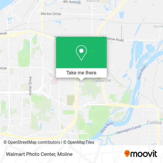 Walmart Photo Center map