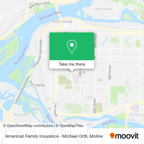 American Family Insurance - Michael Orth map