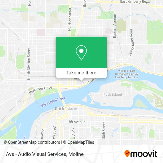 Avs - Audio Visual Services map