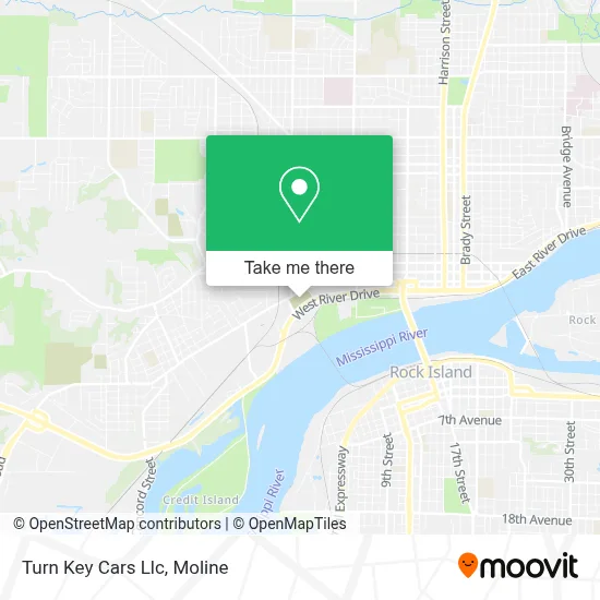 Turn Key Cars Llc map