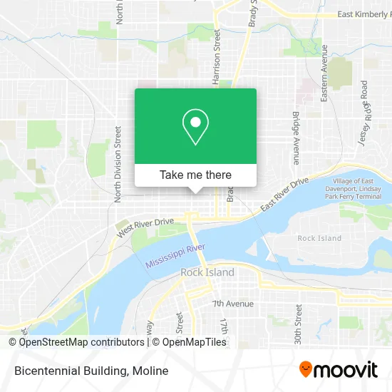 Bicentennial Building map