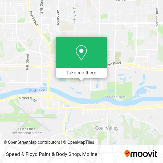 Speed & Floyd Paint & Body Shop map