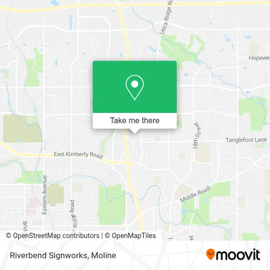 Riverbend Signworks map