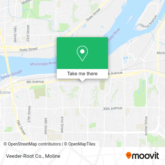 Veeder-Root Co. map