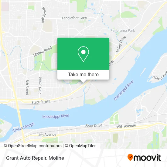 Grant Auto Repair map