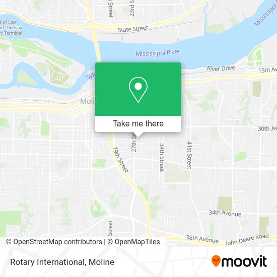 Rotary International map