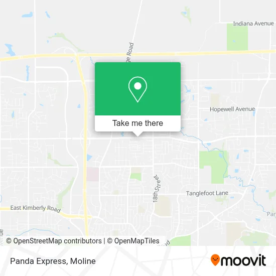 Panda Express map