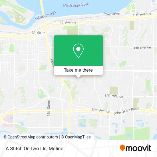 A Stitch Or Two Llc map