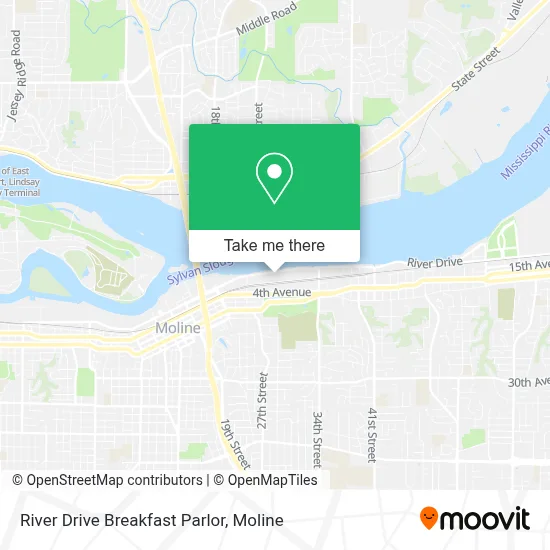 River Drive Breakfast Parlor map