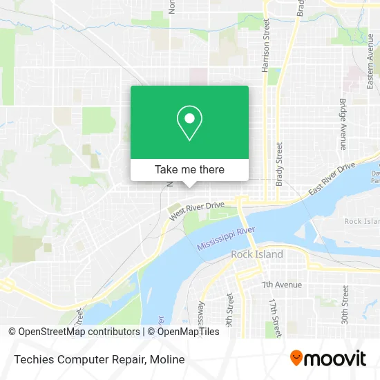 Mapa de Techies Computer Repair