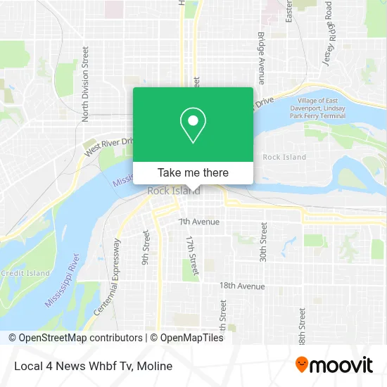 Local 4 News Whbf Tv map