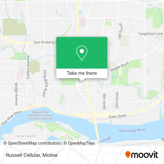 Russell Cellular map