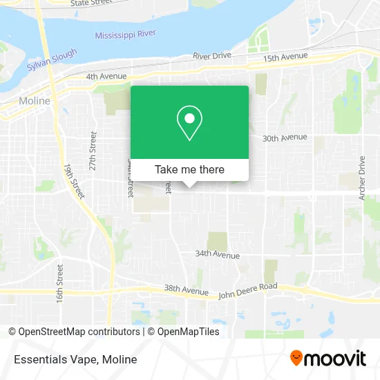 Essentials Vape map